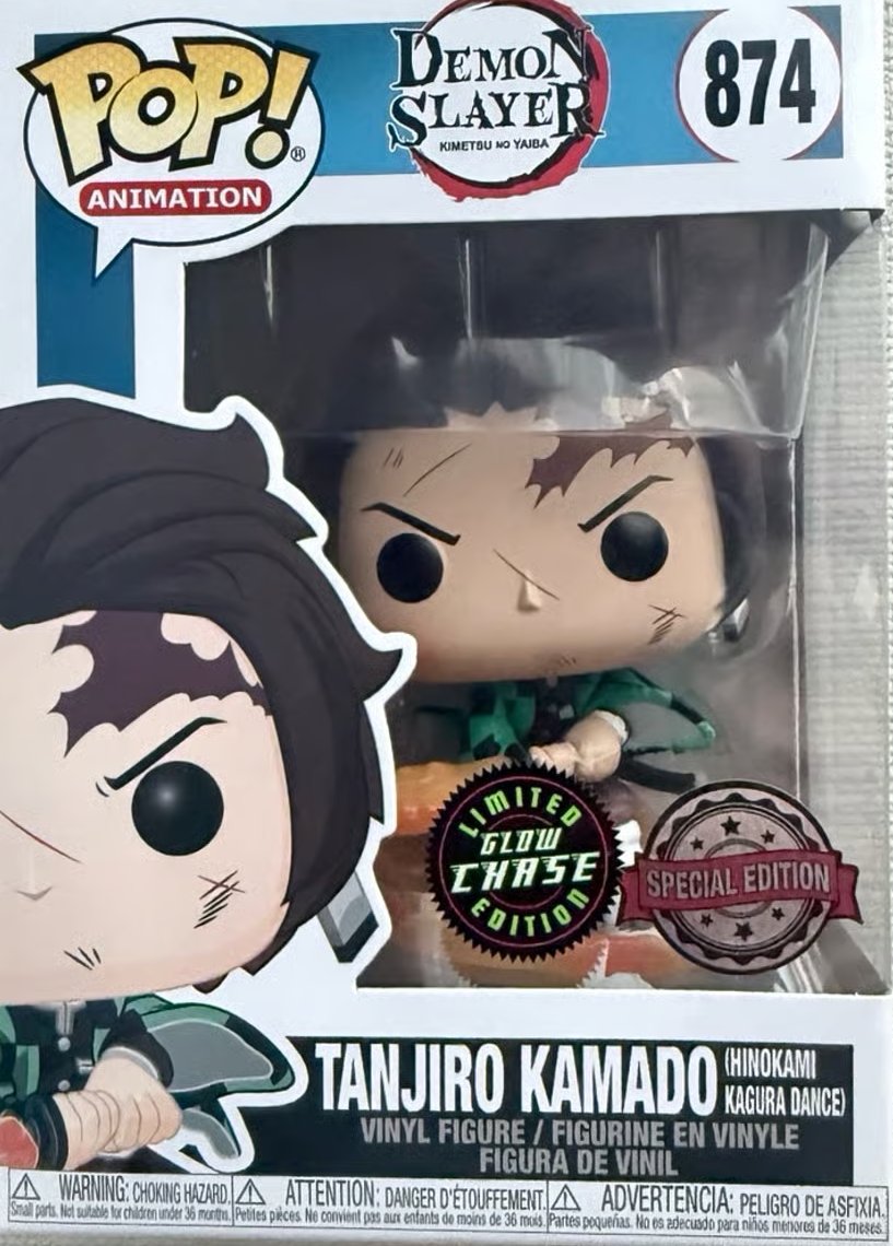 FUNKO POP DEMON HUNTER TANJIRO HINOKAMI SE 874